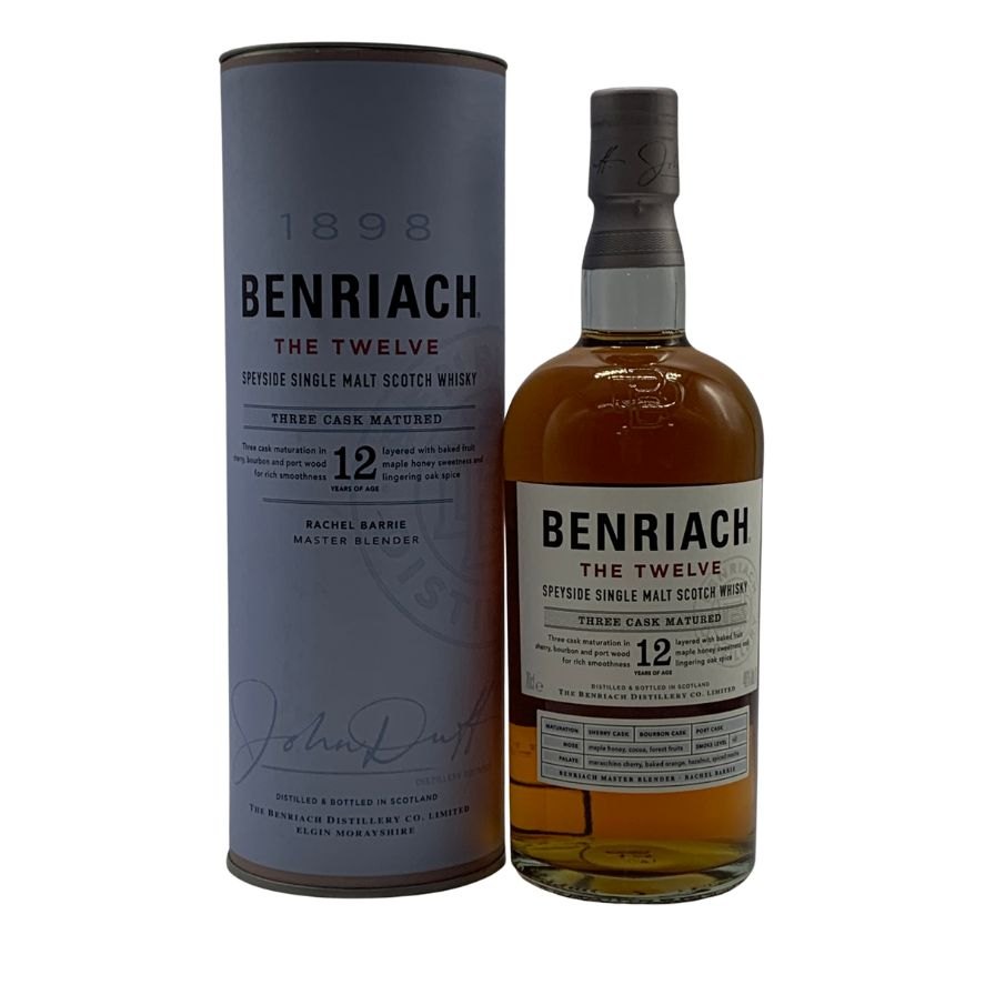 【未開栓】ベンリアック 12年 スペイサイド スリー カスク マチュアード 700ml BENRIACH SPEYSIDE THREE CASK MATURED スコッチウイスキー【U4】【中古】