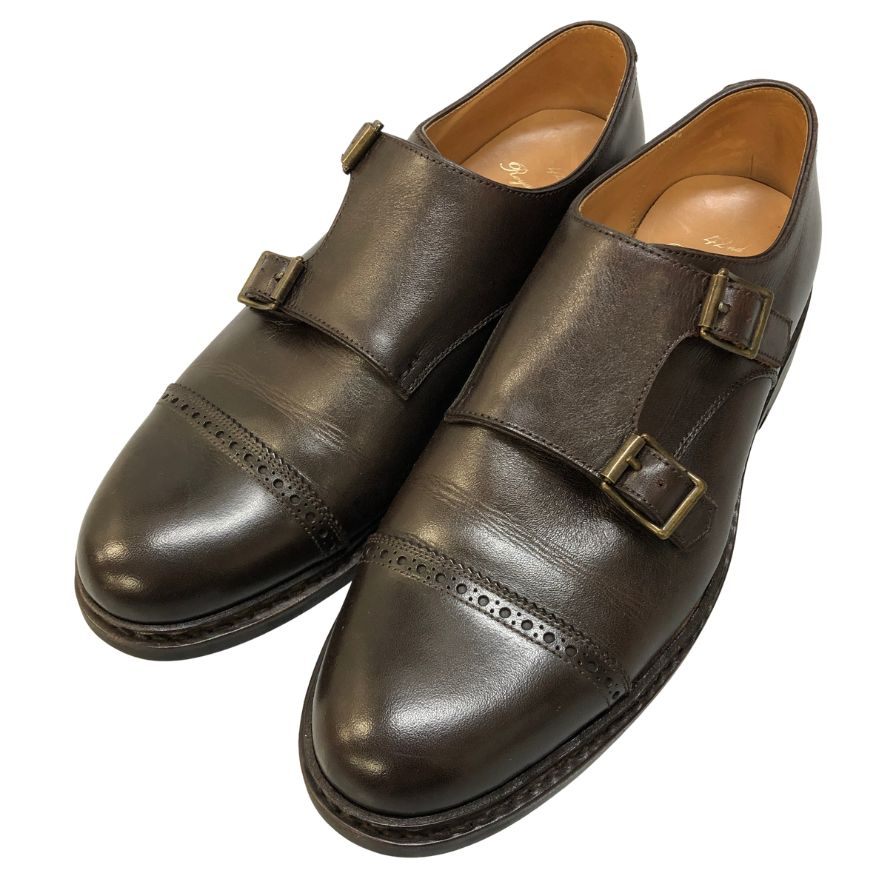 Rakuten - フォーティセカンド ロイヤルハイランド GHNS102-11 ダブルモンク カーフ ダークブラウン サイズ41 メンズ 革靴 42ND ROYAL HIGHLAND 約25.5cm【AFC6】【中古】