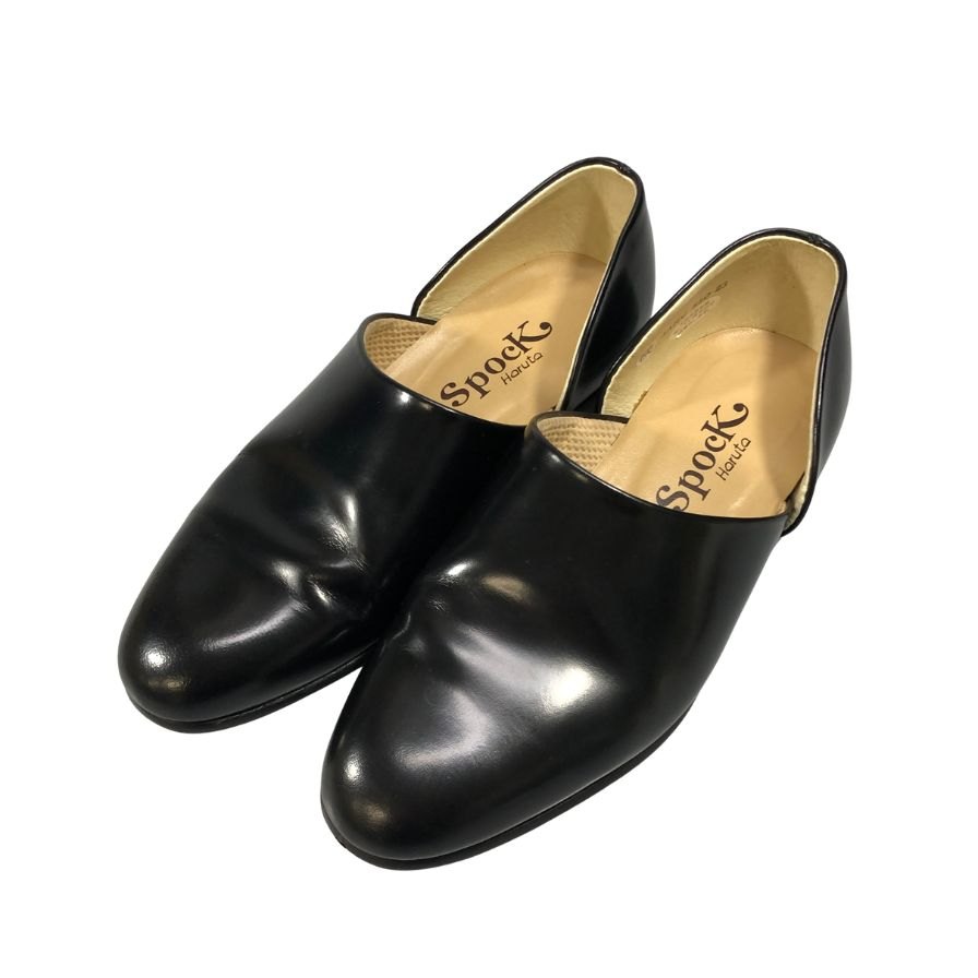 Rakuten - ハルタ スポックシューズ レザー スリッポン 850 ブラック サイズ23 レディース HARUTA Spock 約23.0cm【AFD15-2】【中古】