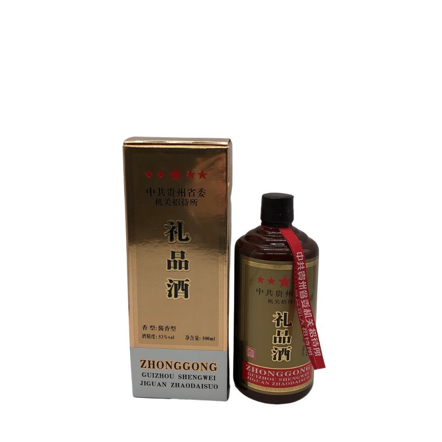 樂天商城 - 【未開栓】中共貴州省委 礼品酒 2012 500ml 53% Zhonggong Guizhou Shengwei Jiguan Zhaodaisuo 885g 中国酒【X4】【中古】