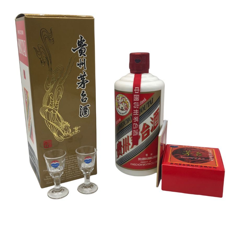 乐天商城 - 【未開栓】貴州茅台酒 マオタイ酒 天女ラベル 2025 500ml 53% MOUTAI KWEICHOW 955g 中国酒【S4】【中古】