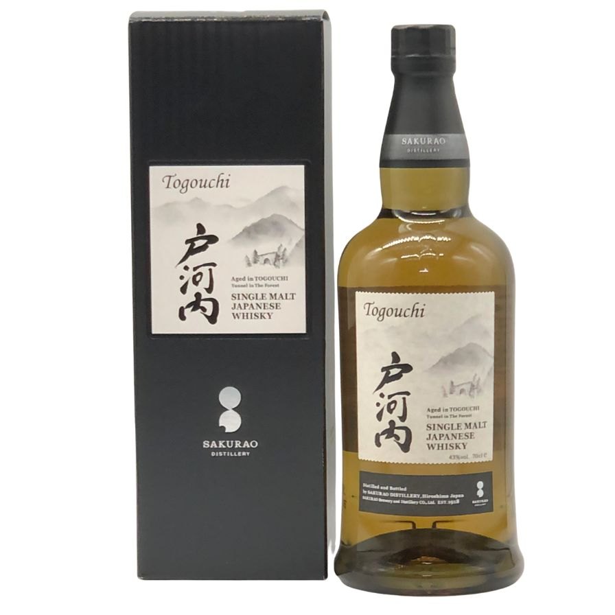 乐天商城 - 【未開栓】【東京都限定】戸河内 シングルモルト サクラオブルワリーアンドディスティラリー 700ml 43% Togouchi ウィスキー【U0】【中古】