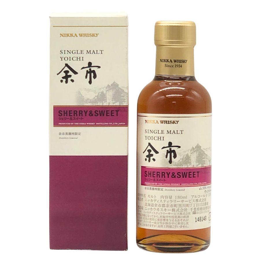 乐天商城 - 【未開栓】【東京都限定】ニッカ 余市 シェリー&スイート 180ml 55% NIKKA YOICHI ウィスキー【B1】【中古】