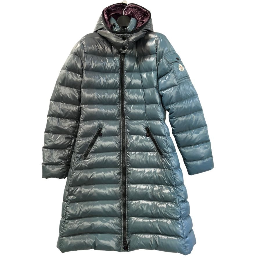 モンクレール ダウンジャケット モカ ブルー系 サイズ2 レディース MONCLER MOKA GI ...