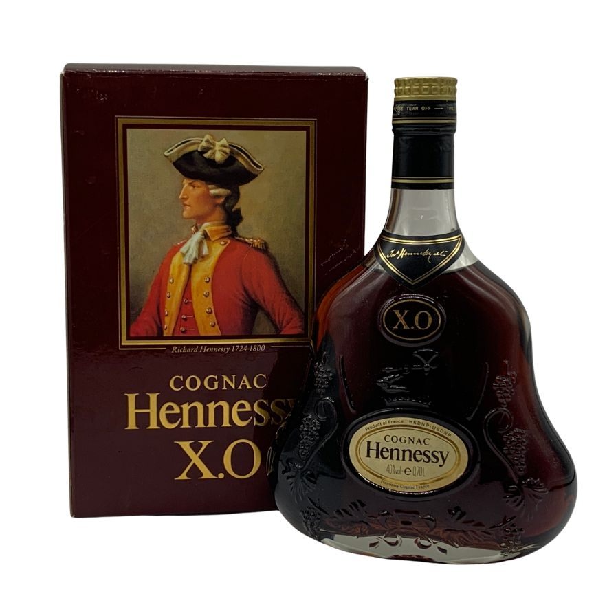 【未開栓】ヘネシーXO クリアボトル 金キャップ 700ml 40% Hennessy コニャック【v】【中古】