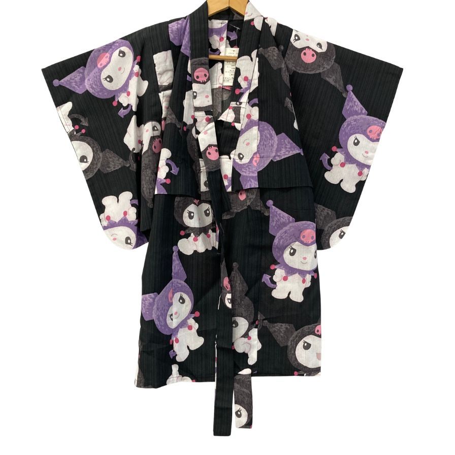 乐天商城 - ふりふ 浴衣 サンリオ クロミ サイズ100 レディース キッズ ブラック系 【AFB34】【中古】