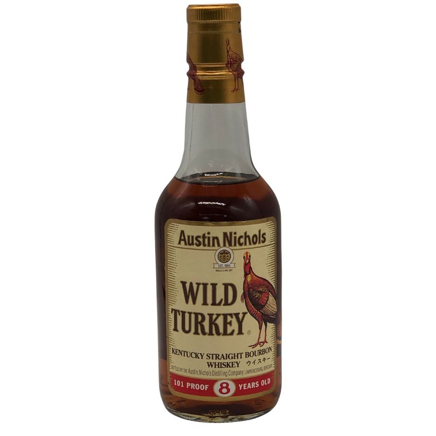 【未開栓】ワイルドターキー 8年 旧ボトル 101プルーフ 375ml 50.5% WILD TURKEY バーボン【X0】【中古】