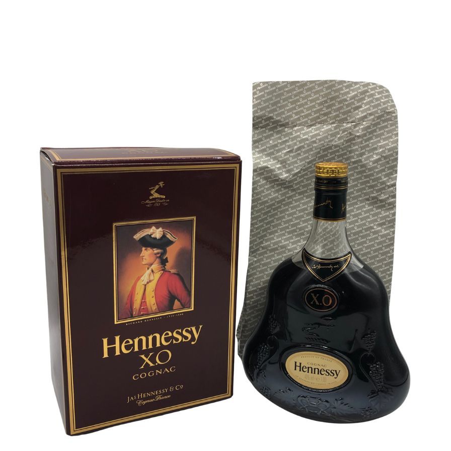 乐天商城 - 【未開栓】ヘネシー XO 金キャップ クリアボトル 1000ml Hennessy ブランデー【v4】【中古】