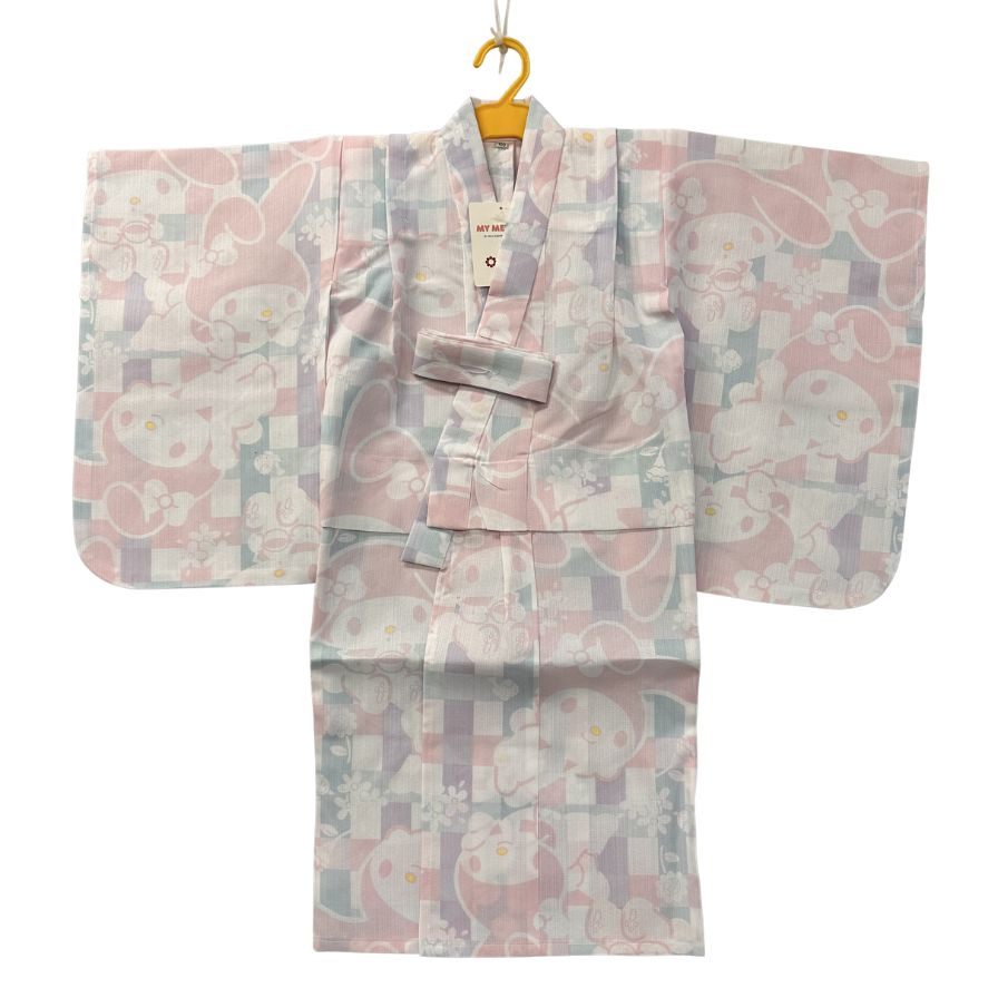 Kimono, Yukata, Accessories - ふりふ 浴衣 サンリオ マイメロディ サイズ100 レディース キッズ ピンク系【AFB6】【中古】