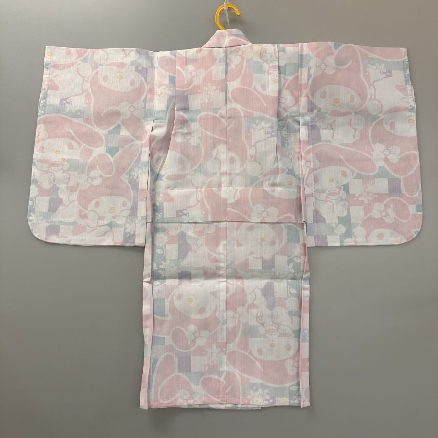 ふりふ 浴衣 サンリオ マイメロディ サイズ100 レディース キッズ ピンク系【AFA9...