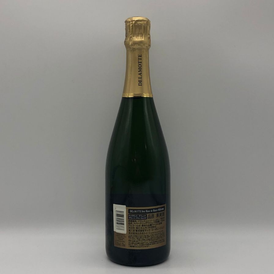 【未開栓】ドゥラモット ブリュット ブラン ド ブラン ミレジメ 2018 750ml 12% DELAMOTTE BRUT Blanc de Blancs Millesime シャンパン【X1】【中古】 stock-lab-10107083 ストックラボ サンプル画像2