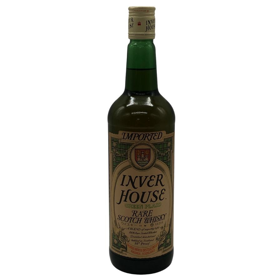 【未開栓】インバー ハウス グリーン プレイド 86Proof 750ml 43% INVER HOUSE ス...