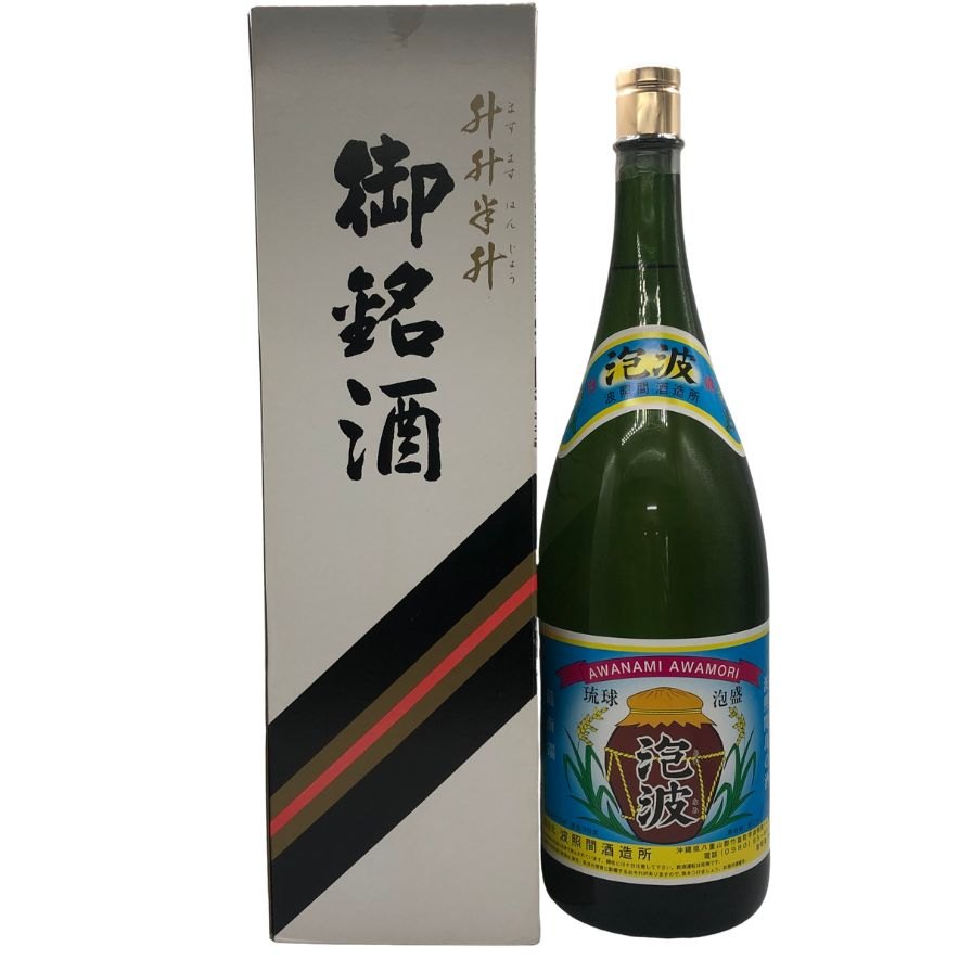 波照間島泡盛　泡波　4500ml　益々繁盛❗ d*t様 未開栓 泡波 益々繁盛 4500ml 升升半升 幻の泡盛 波照間酒造所