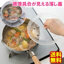 【送料無料】落し蓋 透明 日本製 調理具合が見える おとしぶた 食洗機対応