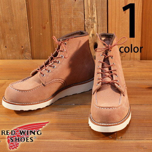 レッドウィング RED WING 6インチ モックトゥ Classic Work/ Moc Toe ダスティローズ Dusty rose 8208