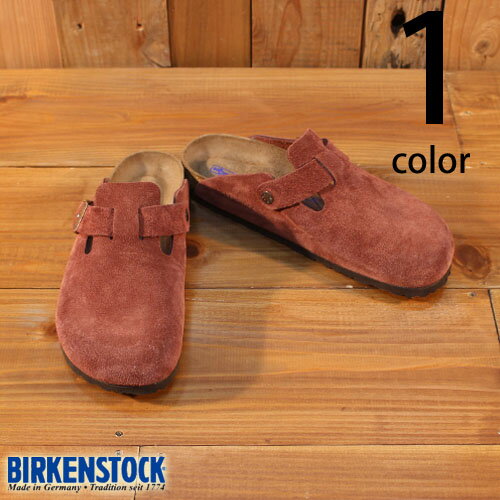 ビルケンシュトック BIRKENSTOCK ボストン BOSTON PORT スウェード ソフトフットベット 日本代理店別注モデル 1011298