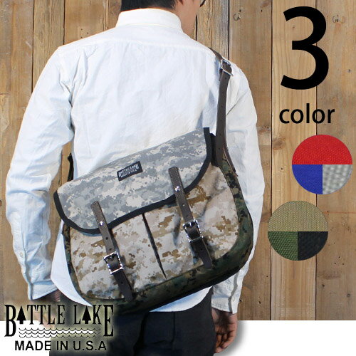 バトルレイク BATTLE LAKE ダブルシェル ショルダーバッグ DOUBLE SHELL BAG CRAZY