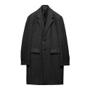 プラダ Prada `Galles` Printed Coat UC486M15OWS232F0308 Men コート・ダウン Grey 48 50 【送料無料...