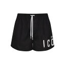 ディースクエアード Dsquared2 Icon swimsuit in nylon D7B8P5380010 Men スイムウェア Black 54 【送料無料・関税込】