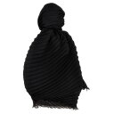 イッセイ ミヤケ ISSEY MIYAKE 'Double Pleats' stole IM48AD10515 Women スカーフ・マフラー Black on...