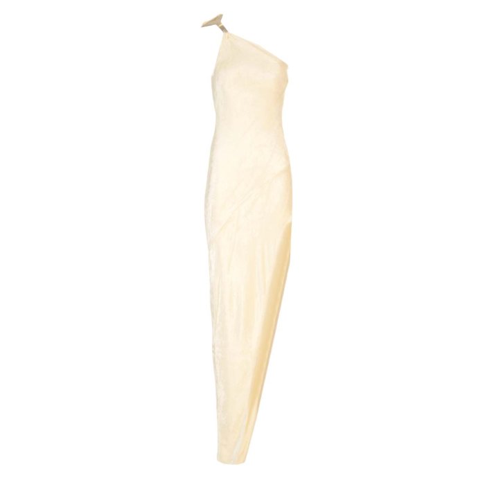 リック オウエンス Rick Owens "Hydra" one-shoulder dress LI02D5513VST114 Women ワンピース・ドレス・オールインワン Beige IT42 IT34 IT36 IT38 IT40 IT44 IT46 IT48 IT50 IT52 【送料無料・関税込】