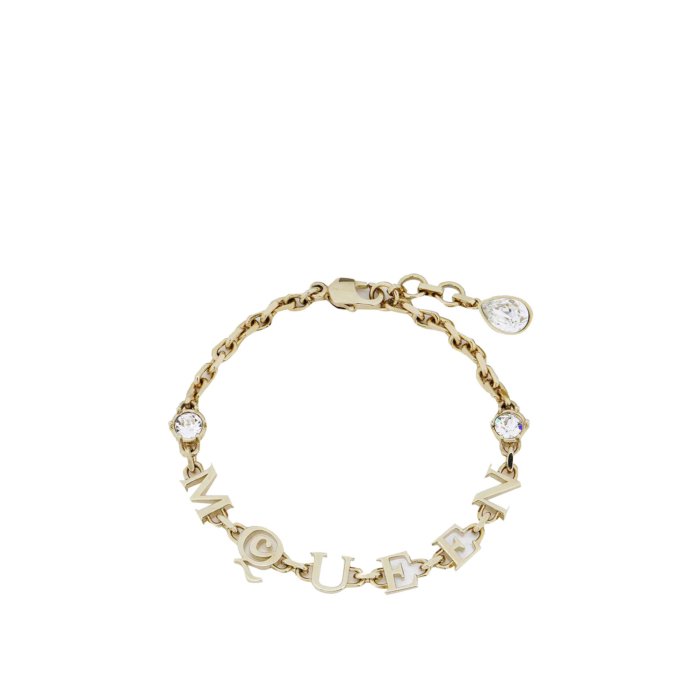 【楽天ブラックフライデー最大80%OFF+P2倍~】Alexander McQUEEN アレキサンダー・マックイーン レディース ブレスレット 836402J161C1035 Mcqueen Chain Bracelet Gold onesize 【送料無料・関税込】