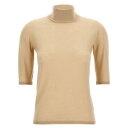 マックスマーラ Max Mara 'CECINA' TURTLENECK SWEATER ウィメンズ ウェア トップス ニット・セーター・カーディガン Beig...