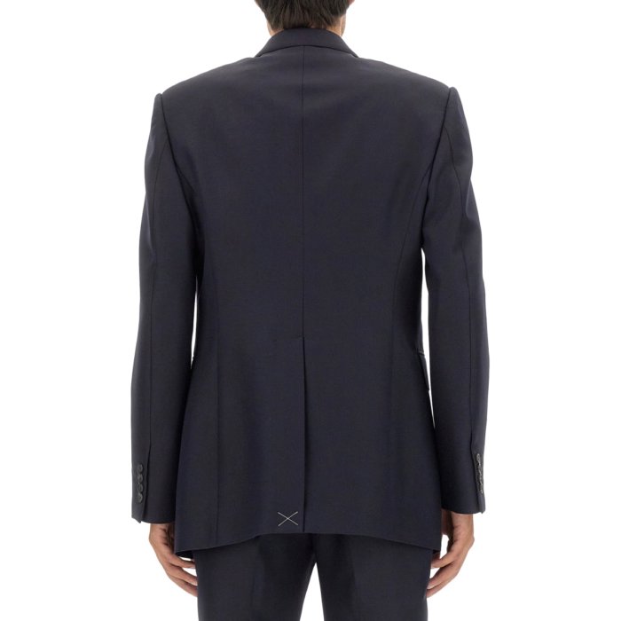 アレキサンダー・マックイーン Alexander McQUEEN DOUBLE-BREASTED JACKET 758359QVU634100 Men スーツ・ジャケット BLUE 52 50 【送料無料・関税込】