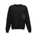 ロエベ LOEWE 'Anagram Pocket' sweater H526Y14KDK1100 Men ニット・セーター・カーディガン Black L M S XL 【送料無料・関税込】