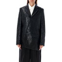 コムデギャルソン Comme Des Gar?ons Comme des Garcons Jackets Black GNJ0201 Women スーツ・ジャケット Blacks and greys S 【送料無料・関税込】
