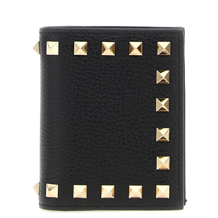 楽天Stok（ストック）ヴァレンティノ Valentino Garavani Valentino Garavani 'Rockstud' Wallet W2P0AR5VSH0NO Women 財布・カードケース Black onesize 【送料無料・関税込】