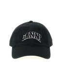 ガニー GANNI Canvas cap A6900099 Women 帽子 Black onesize 【送料無料・関税込】