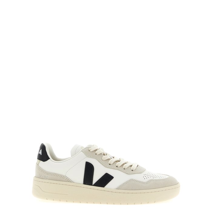 VEJA ヴェジャ メンズ スニーカー VD2021061WHITEBLACK 'V-90' sneakers White/Black 40 41 42 43 44 45 36 37 38 39 46 【送料無料・関税込】