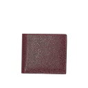 トム・ブラウン Thom Browne Billfold In Pebble Lucido Leather MAW023L03542615 Men 財布・カードケース Red onesize 【送料無料・関税込】