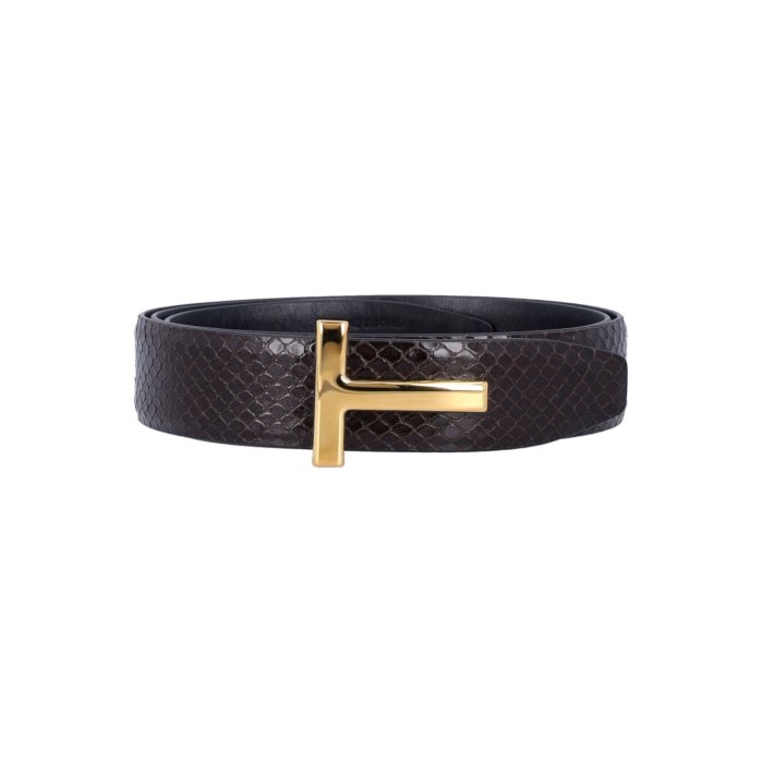 トムフォード TOM FORD Belts メンズ アクセサリー ベルト・サスペンダー EBONY 100 105 90 95 男性 TB224LCL471G1B011 【送料無料・関税込】