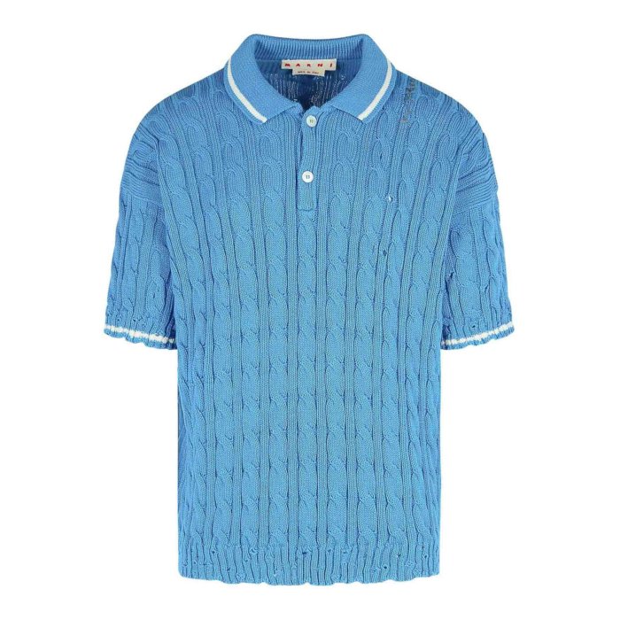 ポロシャツ Marni Cerulean Blue Piquet Polo Shirt 楽天市場】MARNI マルニ(ポロシャツ|トップス):メンズ