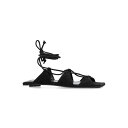 ジ・アティコ THE ATTICO The Attico Flat shoes Black 242WS794L007100 Women レースアップ Blacks and greys 36 37 38 39 40 【送料無料・関税込】