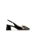 トッズ Tod's Cuoio black logo-engraved pumps XXW96K0IB60SFKB999 Women パンプス・ハイヒール Black 36 【送料無料・関税込】