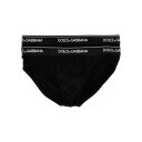【楽天スーパーセール 最大75%OFF+P2倍】Dolce & Gabbana ドルチェガッバーナ メンズ アンダーウェア M9C03JONN95N0000 'Midi Brief' 2-pack briefs Black 3 4 5 6 7 【送料無料・関税込】