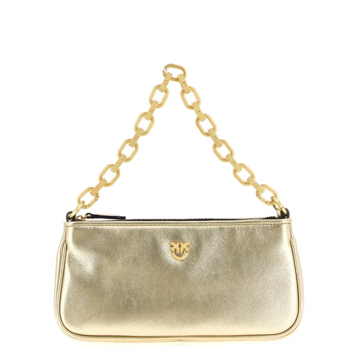 【楽天ブラックフライデー最大80%OFF+P2倍~】PINKO ピンコ レディース ハンドバッグ・ショルダーバッグ 105069A2O9ZZLV 'Half Moon Baguette' mini crossbody bag Gold onesize 【送料無料・関税込】