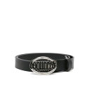 ディースクエアード Dsquared2 Gothic logo-buckle leather belt BEW040925107234M802 Women ベルト・サスペンダー Black 85 【送料無料・関税込】
