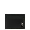 サンローラン Saint Laurent 'Tiny Monogram' card holder 6076031JB0E1000 Men 財布・カードケース Black onesize 【送料無料・関税込】