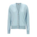 ジルサンダー Jil Sander MIXED CASHMERE CARDIGAN ウィメンズ ウェア トップス ニット・セーター・カーディガン Light B...