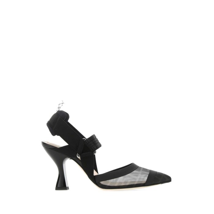 FENDI フェンディ レディース パンプス・ハイヒール 8J6851A8UGF0MQ0 Black mesh Colibr?? pumps Black..