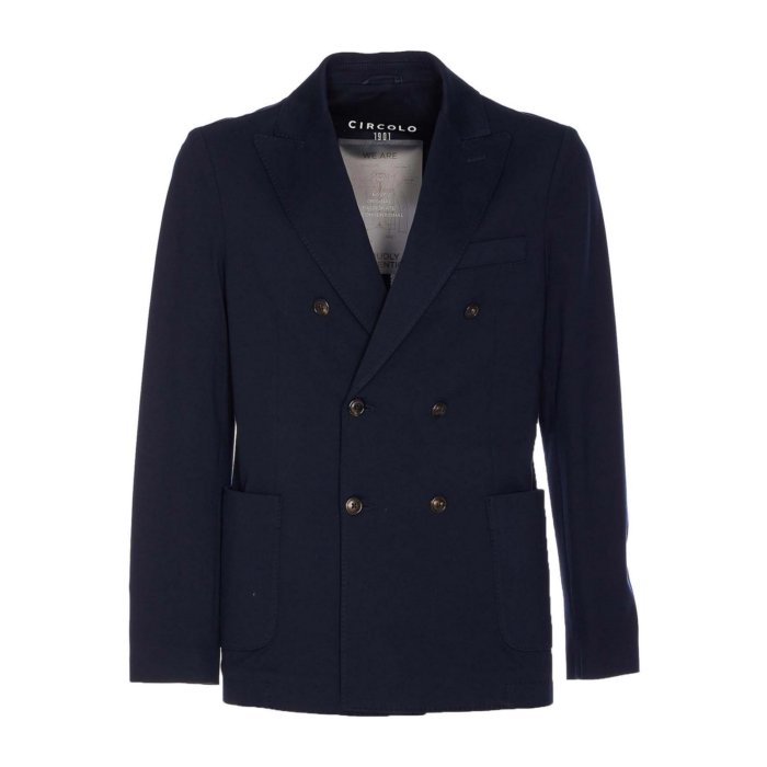 チルコロ1901 CIRCOLO 1901 Blazer Jacket CN4662447 Men スーツ・ジャケット Blue 46 48 50 52 54 【送料無料・関税込】