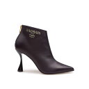 バルマン Balmain Balmain Tronchetto in black leather EN1TE108LTBC0PA Women ブーツ Black 39 38 37.5 36 37 【送料無料・関税込】
