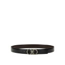 フェラガモ FERRAGAMO Leather Belt 644557679535001 Men ベルト・サスペンダー Black 105 【送料無料・関税込】