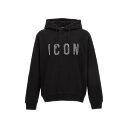 ディースクエアード Dsquared2 'ICON' HOODIE メンズ ウェア トップス スウェット・フーディー Black S L M XL 2XL XS...