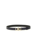 FERRAGAMO フェラガモ レディース ベルト・サスペンダー 67395523A565514 Gancini Belt Black 70 80 90 85 ...