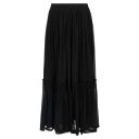 サンローラン Saint Laurent LONG SKIRT ウィメンズ ウェア オールインワン Black FR36 FR38 FR40 40 38 女性 ...